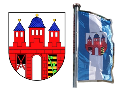 Wappen, Flagge
