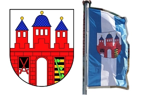 Wappen, Flagge
