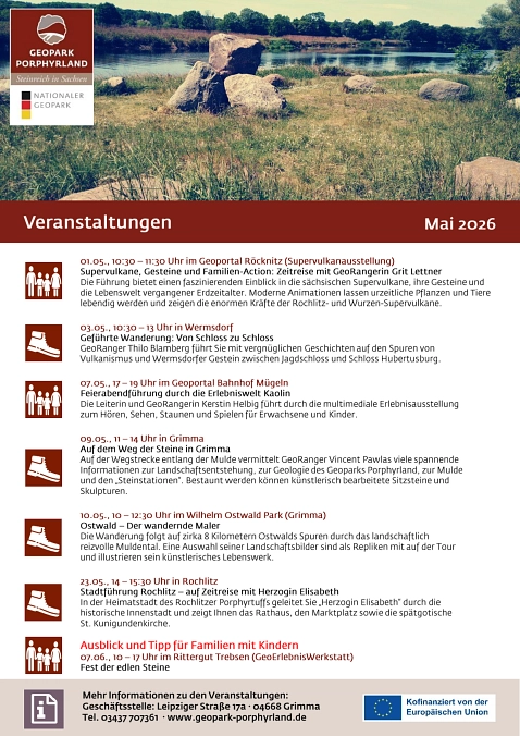 Veranstaltungen Mai 2026&nbsp;&copy;&nbsp;Geopark